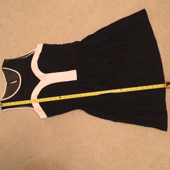 Parker Black Sheer Neck Mini Dress Medium / Small - Picture 8 of 8